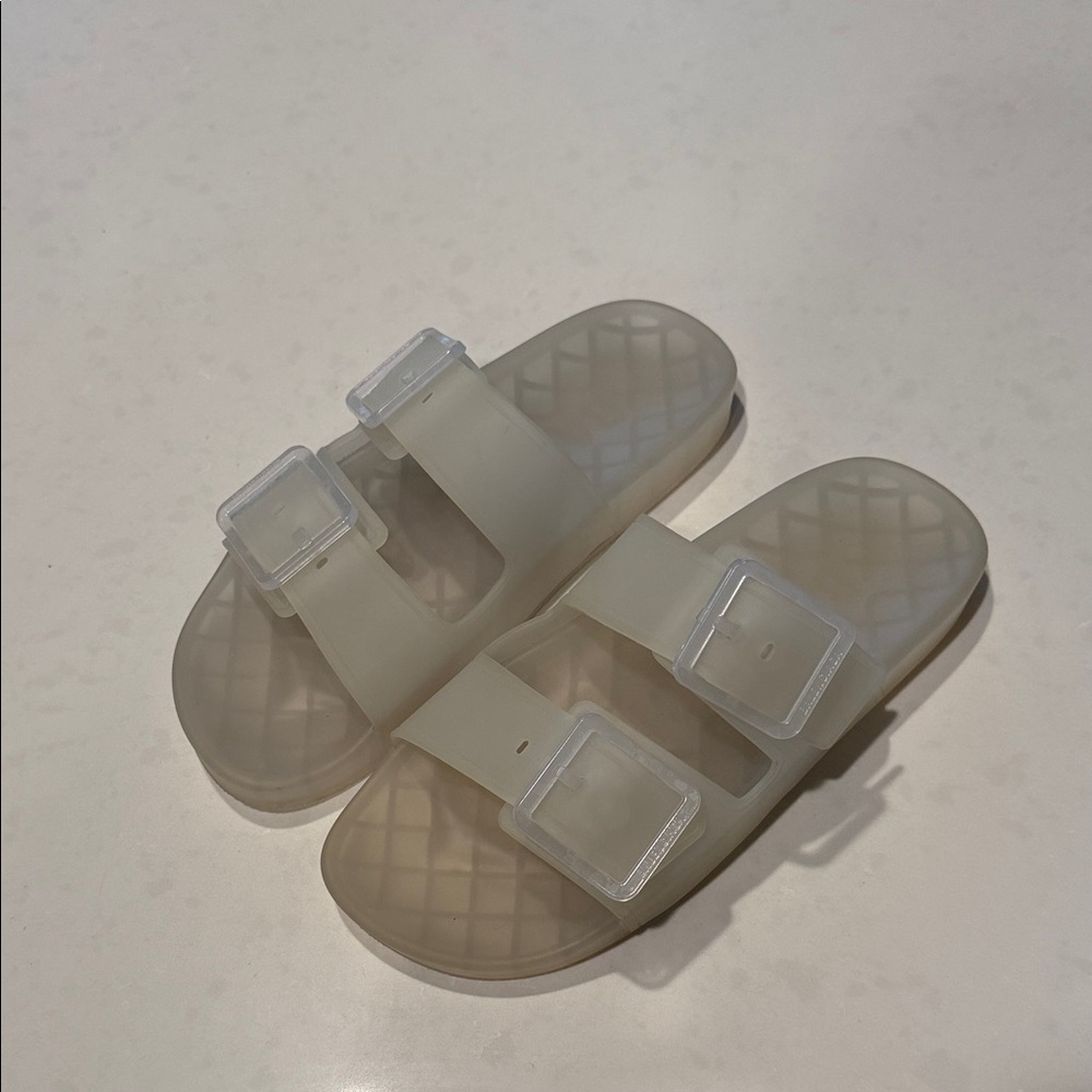 Balenciaga Mallorca Clear Slide Sandals size 42